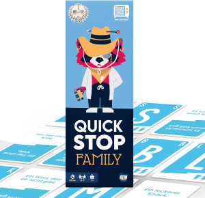Kartenspiel QuickStop: Das Buchstaben-Duell | Familien-Edition