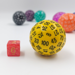 Spiel W100 Gelb - Würfel
