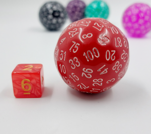 Spiel W100 Rot - Würfel