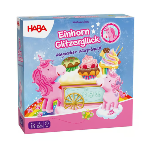 Haba Würfelspiel Einhorn Glitzerglück: Magischer Würfelspaß