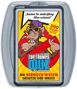 Kartenspiel TOP TRUMPS Quiz - Die verrücktesten Gesetze der Welt