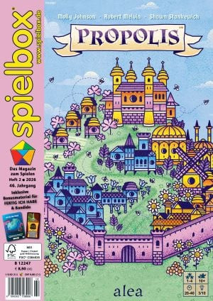 Spiel spielbox 02/2026 inkl. Promo für Fertig ich habe & Bandido
