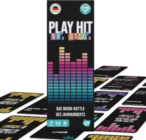Kartenspiel PlayHit: Das Musik-Battle des Jahrhunderts (90s & 2000)