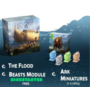 Brettspiel The Flood Deluxe Edition (3D Miniatures) (en)