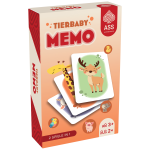 Kartenspiel Memo - Tierbaby