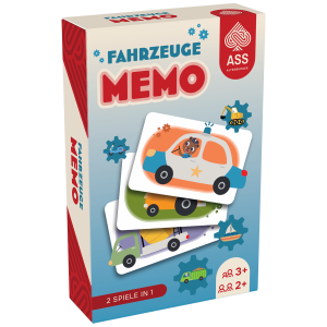 Kartenspiel Memo - Fahrzeuge