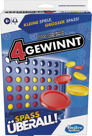 Hasbro Brettspiel 4 Gewinnt: Spass überall! (Kompaktspiel)