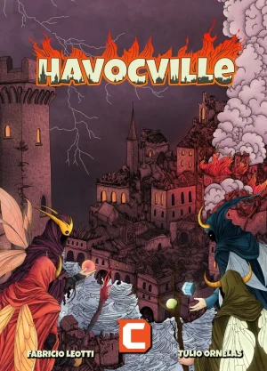 Brettspiel Havocville (en) (inkl. dt Regel zum download)