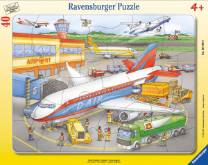 Ravensburger-Puzzle 40 Teile: Kleiner Flugplatz