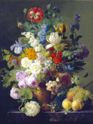 Clementoni-Puzzle 1000 Teile: Van Dael: Blumenvase