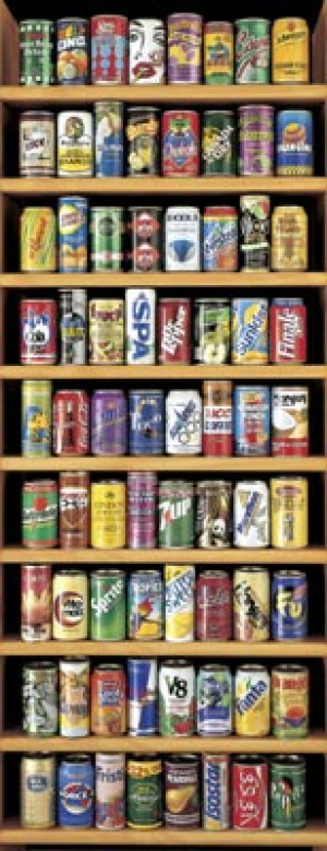 Educa-Puzzle 2000 Teile: Soft Drinks