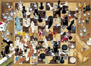 Heye-Puzzle 1000 Teile: Black or White, Marino Degano