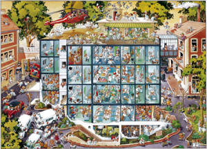 Heye-Puzzle 2000 Teile: Emergency Room, Loup