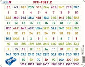 Larsen-Puzzle 58 Teile: Lernpuzzle - Rechnen lernen - Division
