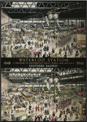 Gibsons-Puzzle 1000 Teile: Waterloo Station