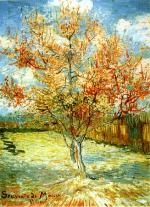 D-Toys-Puzzle 1000 Teile: Blühender Pfirsichbaum, van Gogh