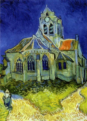 D-Toys-Puzzle 1000 Teile: Kirche von Auvers, van Gogh