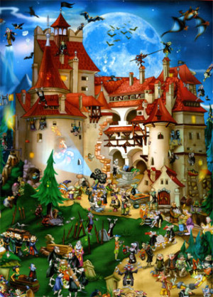 D-Toys-Puzzle 1000 Teile: Dracula (Cartoon Collection 8)