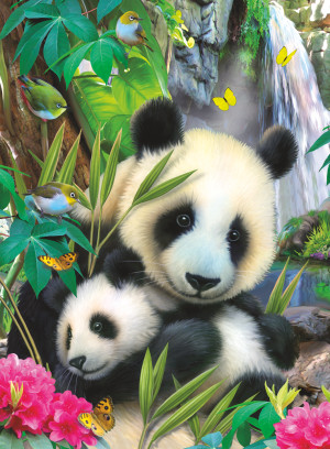 Ravensburger-Puzzle 300 Teile: Lieber Panda