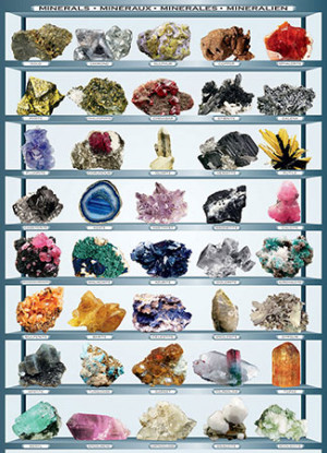 Eurographics-Puzzle 1000 Teile: Mineralien der Erde