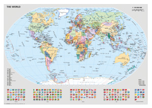 Ravensburger-Puzzle 1000 Teile: Politische Weltkarte