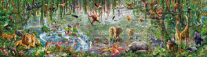 Educa-Puzzle 33600 Teile: Wildlife