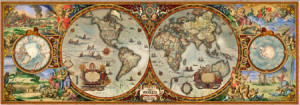 Heye-Puzzle 6000 Teile: Hemisphere Map