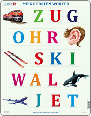 Larsen-Puzzle 15 Teile: Meine ersten Wörter