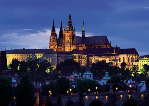 Dinotoys-Puzzle 1000 Teile: Prag bei Nacht