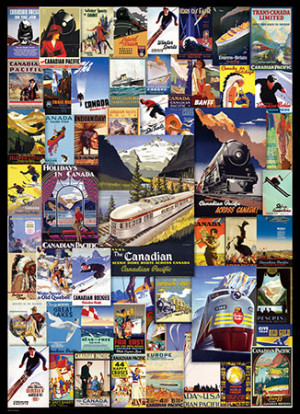 Eurographics-Puzzle 1000 Teile: Kanadische Eisenbahn-Abenteuer