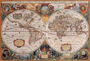 Eurographics-Puzzle 2000 Teile: Antike Weltkarte