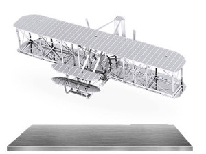 Metal Earth-Puzzle 20 Teile: Metal Earth|Gebrüder Wright Flugzeug - 3D Metall Puzzle