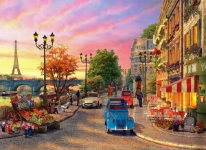 Perre-Puzzle 1000 Teile: Sonnenuntergang in Paris