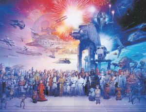 Ravensburger-Puzzle 2000 Teile: Star Wars Universum