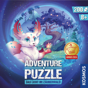Kosmos-Puzzle 200 Teile: Das Licht im Zauberwald