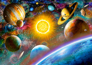 Castorland-Puzzle 500 Teile: Galaktische Reise durch das Universum