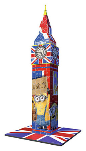 Ravensburger-Puzzle 216 Teile: 3D Puzzle - Big Ben - Minions Edition