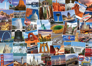 Eurographics-Puzzle 1000 Teile: Weltreise - USA