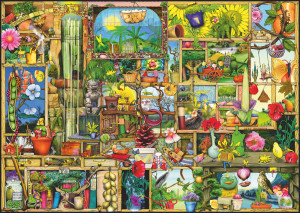 Ravensburger-Puzzle 1000 Teile: Das grandioses Gartenregal