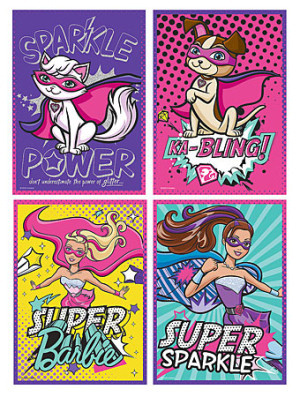 Trefl Puzzle-Puzzle 70 Teile: Barbie und ihre Superfreunde