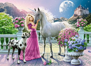 Castorland-Puzzle 300 Teile: Mein kleiner Freund das Einhorn
