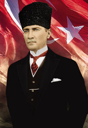 Fotographie von Mustafa Kemal Atatürk