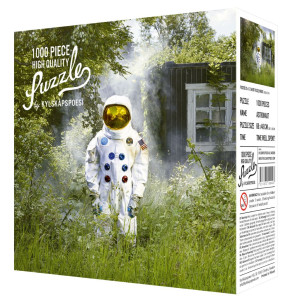 Kylskapspoesi-Puzzle 1000 Teile: Der Astronaut im Garten