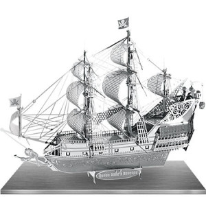 Metal Earth: Premium Series - Queen Anne ́s Revenge - 3D Metall Puzzle