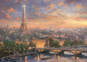 Schmidt-Spiele-Puzzle 1000 Teile: Stadt der Liebe, Paris