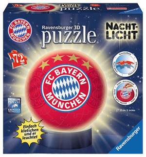 Ravensburger-Puzzle 72 Teile: 3D Nachtlicht - FC Bayern München