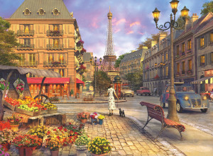 Ravensburger-Puzzle 500 Teile: Spaziergang durch Paris