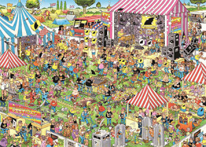 Jan van Haasteren - Pop-Festival