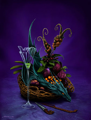 Tower Puzzle-Puzzle 1000 Teile: Fruits and Venison