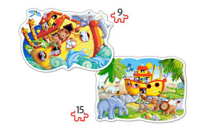 Tiere auf der Arche Noah